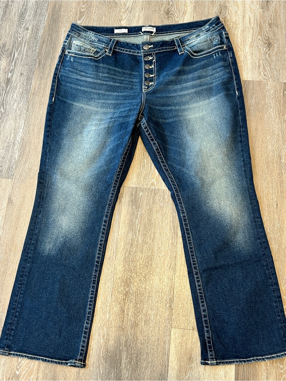 VIGOSS Slim Boot Jeans Sz 22 EUC